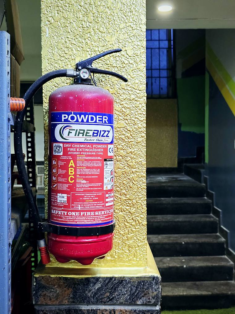 Fire extinguisher — Vaikuntum Elite Gents Stay